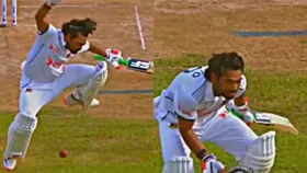 SL vs BAN: बांग्लादेशी बल्लेबाज शतक का मना रहा था जश्न, तभी श्रीलंकाई खिलाड़ी ने गेंद दे मारी, Video वायरल
